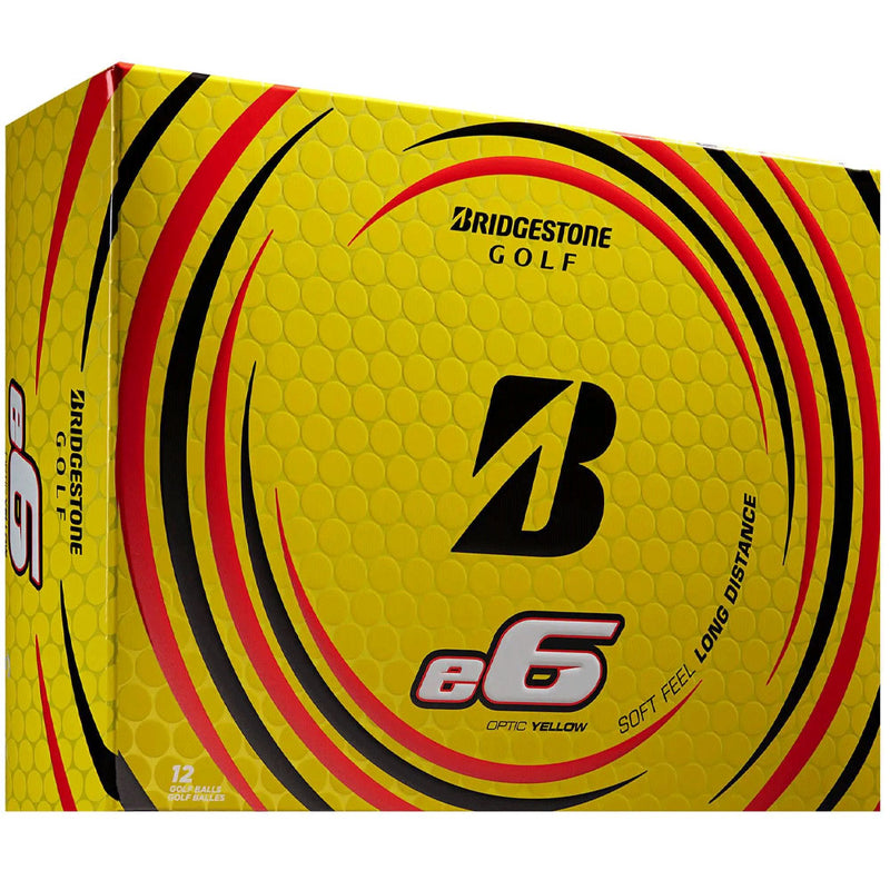 Bridgestone E6 Golf Balls - Yellow - Double Dozen