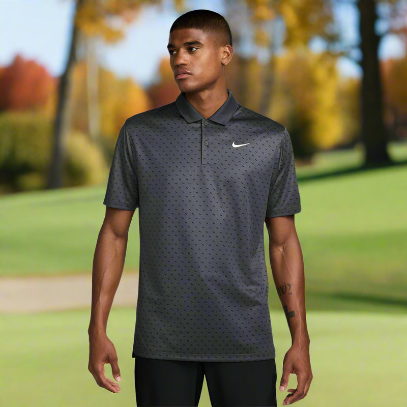 Nike Dri-Fit Victory+ Polo Shirt - Anthracite/White