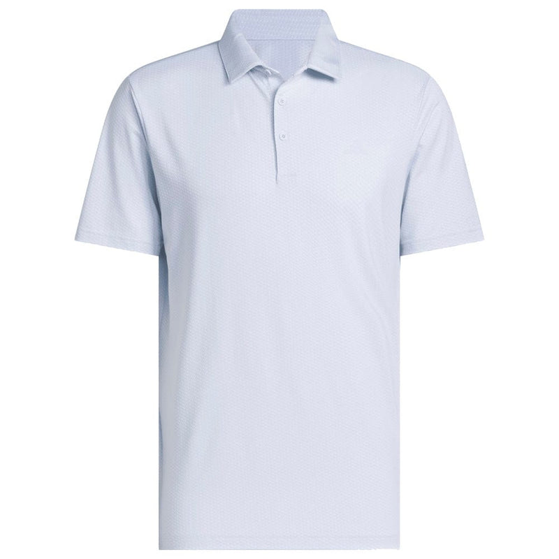 adidas Performance Textured Polo Shirt - White/Crystal Sky