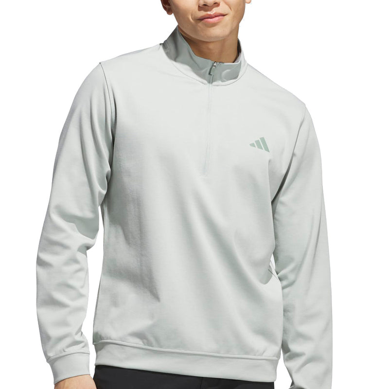adidas Elevated 1/4 Zip LC Pullover - Wonder Silver