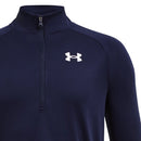 Under Armour Boys' Tech™ 2.0 1/4 Zip Pullover - Midnight Navy/White