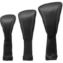 Longridge Longneck Pro Headcover 3 Pack - Black
