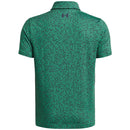 Under Armour Boys' Playoff Printed Polo - Green/Midnight Navy/Midnight Navy