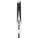 Golf Pride Reverse Taper Round Small Putter Grip - Black/White/Red