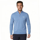 Callaway 1/4 Zip Blended Merino Sweater - Mid Vista Blue