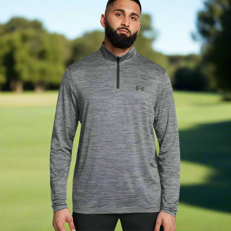 Under Armour Matchplay 1/4 Zip Pullover - Steel/Anthracite