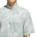 adidas Go-To DWR Short Sleeve 1/2 Zip Pullover - Wonder Silver