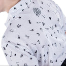 Galvin Green Junior Rowan Polo Shirt - White/Black