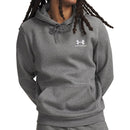 Under Armour Icon Fleece Hoodie - Pitch Gray Medium Heather/White