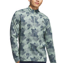 adidas Go-To Printed 1/4 Zip Pullover - Silver Green