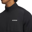 Under Armour Drive Pro Hybrid 1/2 Zip Pullover - Black/Black