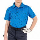 Galvin Green Junior Rowan Polo Shirt - Blue/Navy