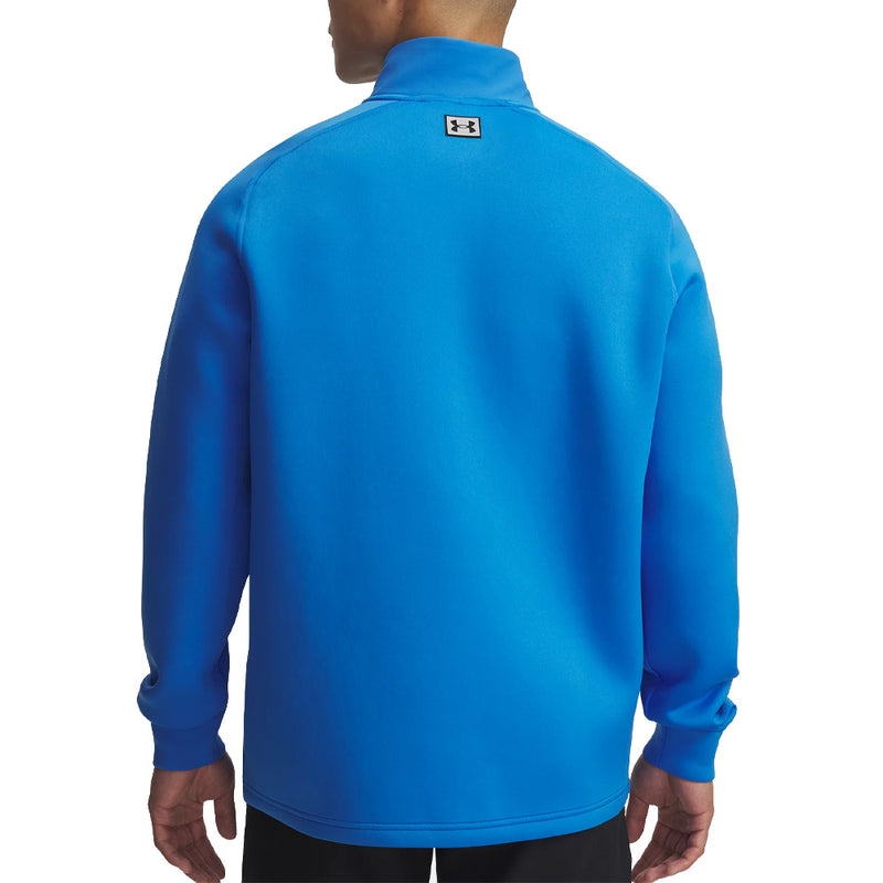 Under Armour Drive Pro Hybrid 1/2 Zip Pullover - Blue Atlantis/Black