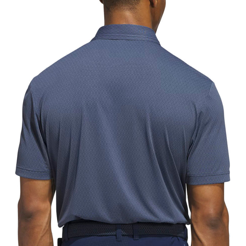 adidas Ultimate365 Tour Texture LC Polo Shirt - Collegiate Navy
