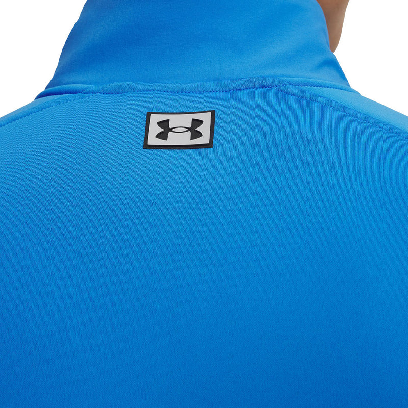 Under Armour Drive Pro Hybrid 1/2 Zip Pullover - Blue Atlantis/Black