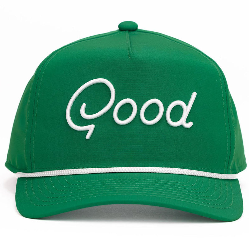 Good Good Golf Show Out Rope Cap - Solid Green/White