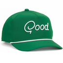 Good Good Golf Show Out Rope Cap - Solid Green/White