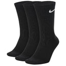 Nike Everday Lightweight Training Socks (3 Pack) - Black/White
