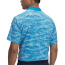 Under Armour Drive Chill Printed Polo Shirt - Ether Blue/Stream/Midnight Navy