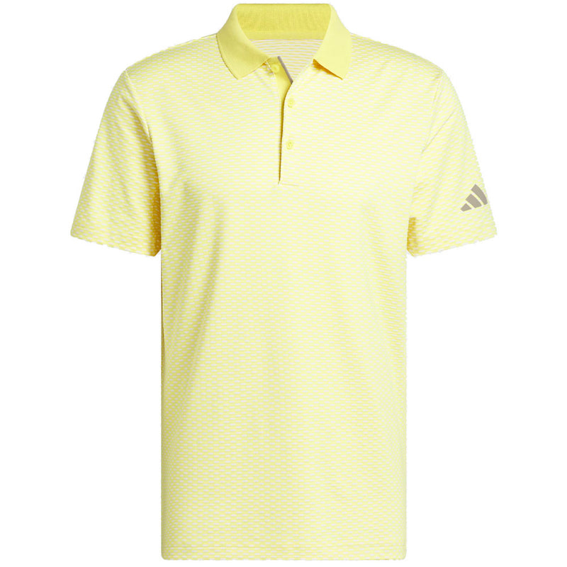 adidas Beyond The Course Textured Polo Shirt - Pure Sulfur