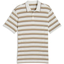 Puma Cloudspun Stripe Polo - Warm White/Ice Coffee