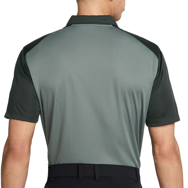 Nike Dri-Fit Victory+ Polo Shirt - Clay Green/Night Forest/White