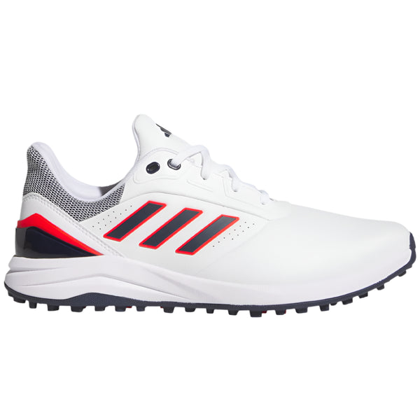 Adidas Solarmotion Spikeless Waterproof Shoes - White/Collegiate Navy/Lucid Red