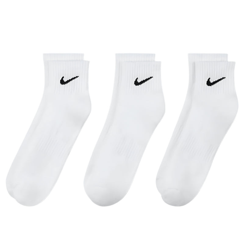 Nike Everday Cushion Ankle Socks (3 Pack) - White/Black