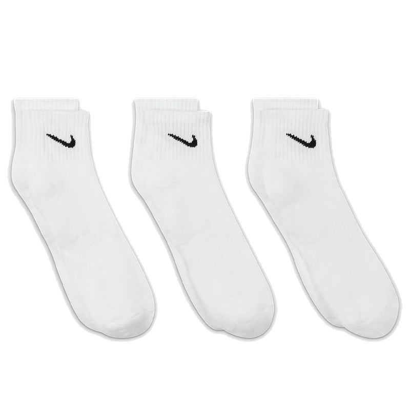 Nike Everday Cushion Ankle Socks (3 Pack) - White/Black