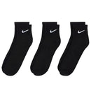Nike Everday Cushion Ankle Socks (3 Pack) - Black/White