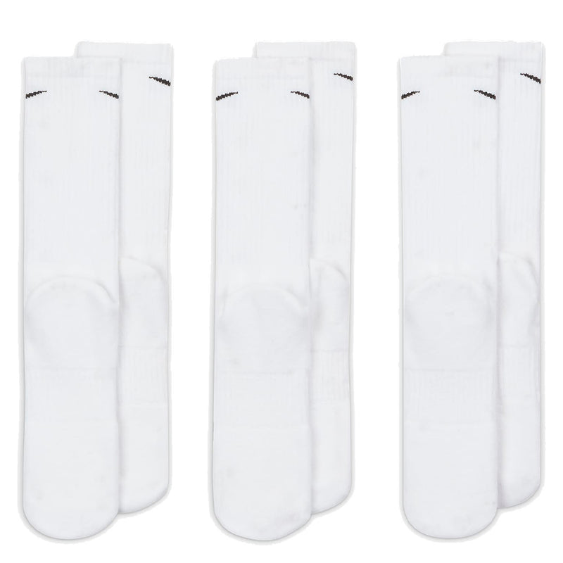 Nike Everday Cushion Crew Socks (3 Pack) - White/Black