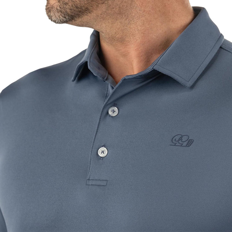 Good Good Golf Indigo Mountain Polo - Solid Blue