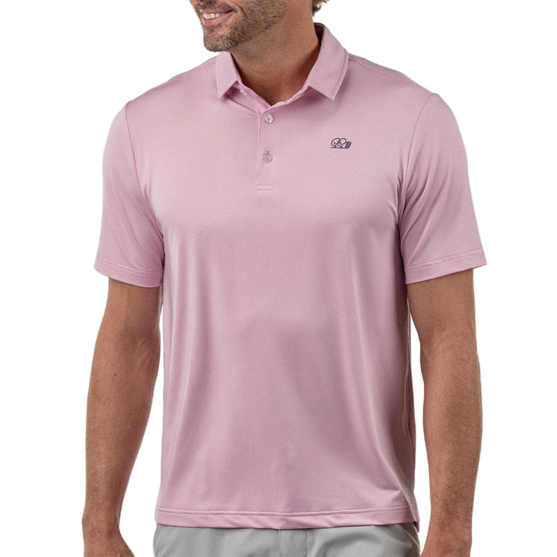 Good Good Golf Pink Punch Polo - Solid Pink