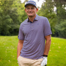 Good Good Golf Par Pink Polo - Blue/Pink