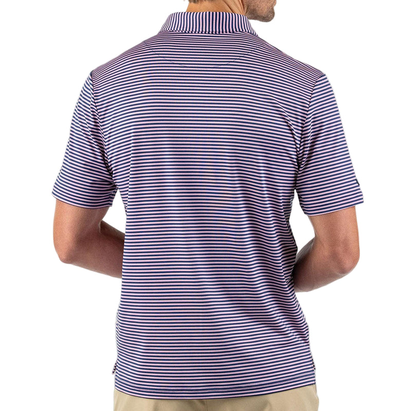 Good Good Golf Par Pink Polo - Blue/Pink