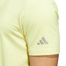 adidas Beyond The Course Textured Polo Shirt - Pure Sulfur