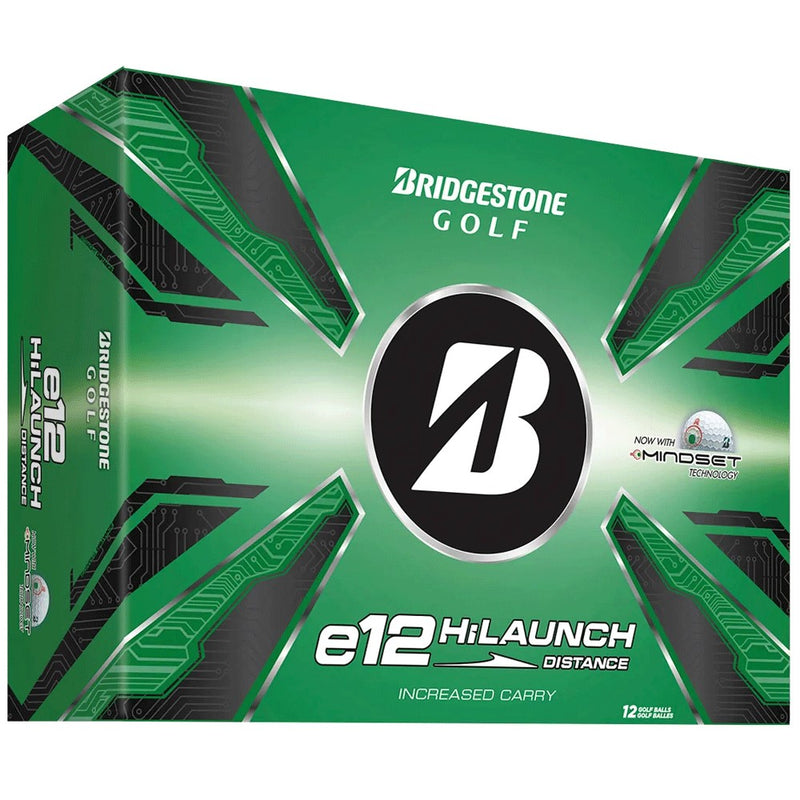 Bridgestone e12 High Launch Golf Balls - White - 12 Pack