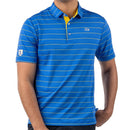 Good Good Golf On Tour Polo - Solid Blue/Yellow