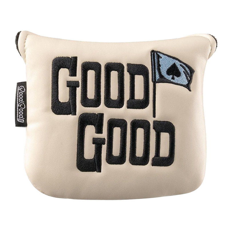 Good Good Golf Ace In The Hole Mallet Cover - White/Sky/Black