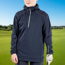 Galvin Green Junior Rob 1/4 Zip Hoodie - Navy