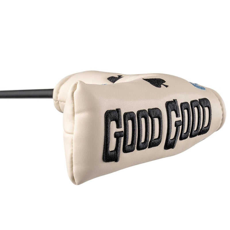 Good Good Golf Ace In The Hole Blade Cover - White/Sky/Black