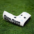 Good Good Golf Ace In The Hole Blade Cover - White/Sky/Black