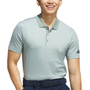 adidas Beyond The Course Textured Polo Shirt - Silver Green