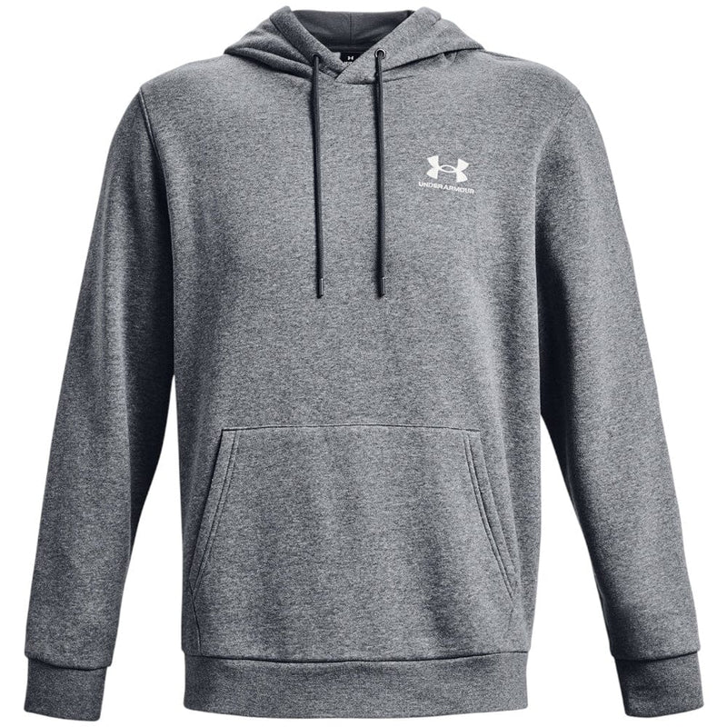 Under Armour Icon Fleece Hoodie - Pitch Gray Medium Heather/White