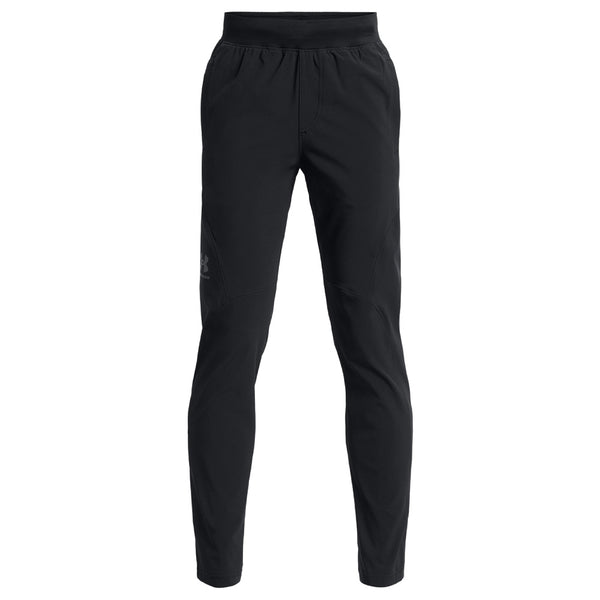 Under Armour Unstoppable Boys' Tapered Trousers - Black/Pitch Gray