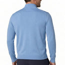 Callaway 1/4 Zip Blended Merino Sweater - Mid Vista Blue
