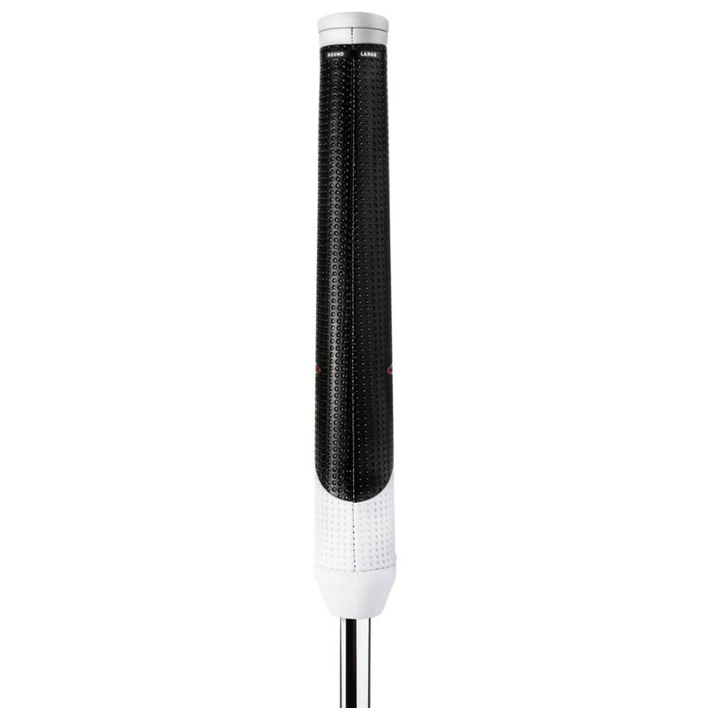 Golf Pride Reverse Taper Round Small Putter Grip - Black/White/Red