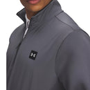 Under Armour Drive Pro Storm Hybrid 1/4 Zip - Castlerock/Metallic Silver