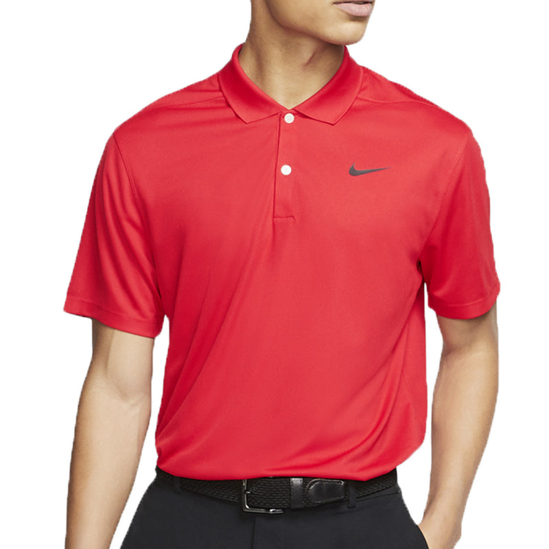 Nike Dri-Fit Victory Solid Polo Shirt - University Red/Black