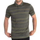 Calvin Klein Shadow Stripe Polo Shirt - Army Green Marl